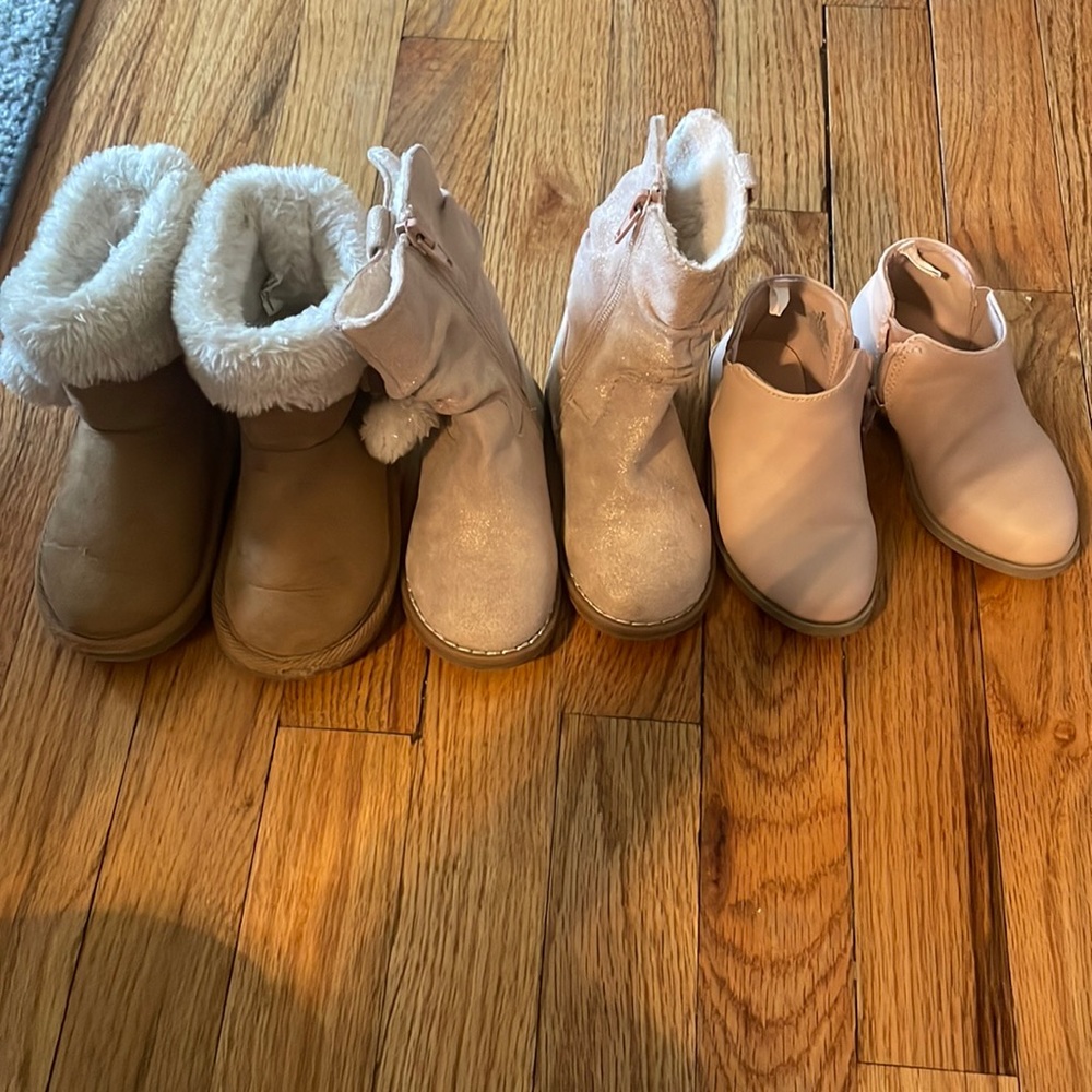 3 Pairs of Toddler Girl Boots